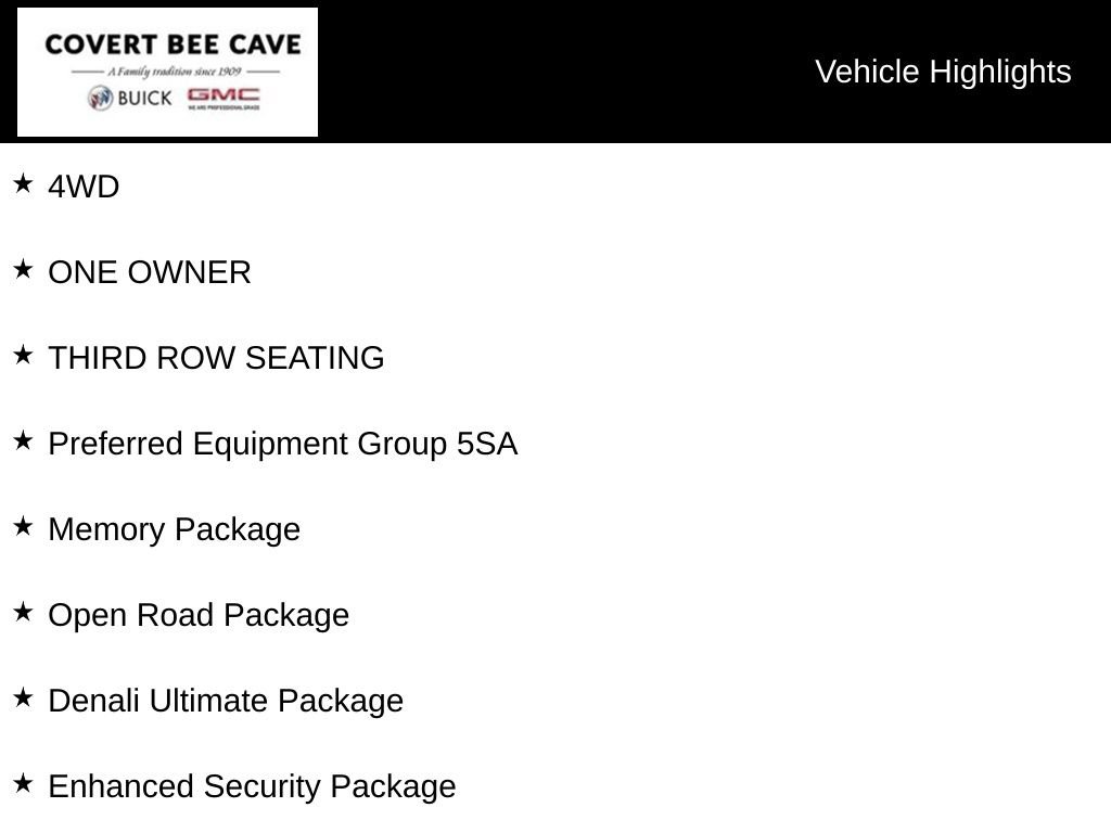 Used 2019 GMC Yukon XL Denali w/ Denali Ultimate Package AWD/4WD image 6