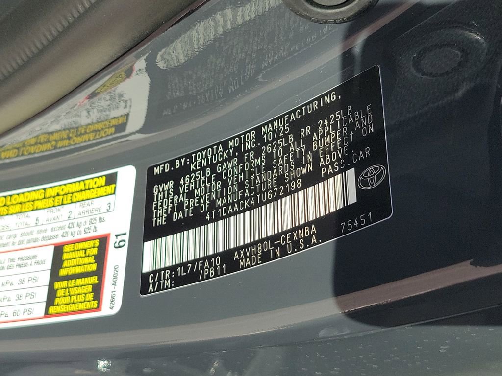 Certified 2026 Toyota Camry LE image 48