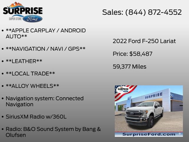 Certified 2022 Ford F250 Lariat w/ Lariat Value Package AWD/4WD image 15