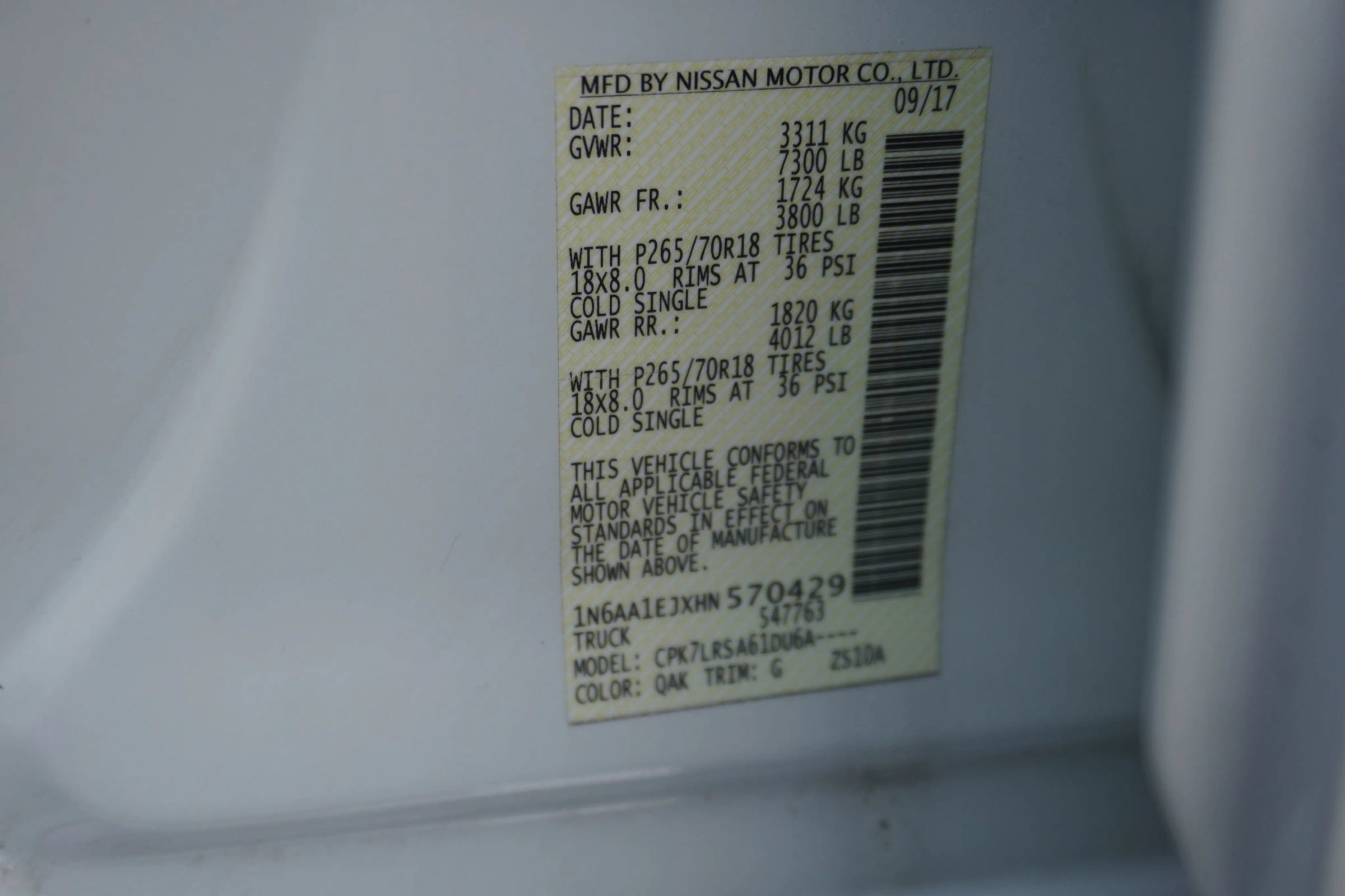 Used 2017 Nissan Titan S AWD/4WD image 26