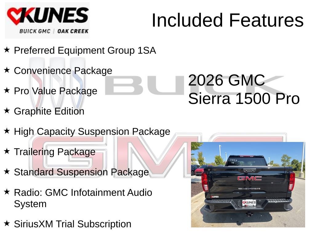 New 2026 GMC Sierra 1500 Pro w/ Graphite Edition image 2