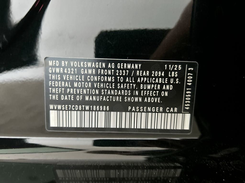 New 2026 Volkswagen GTI SE FWD image 53