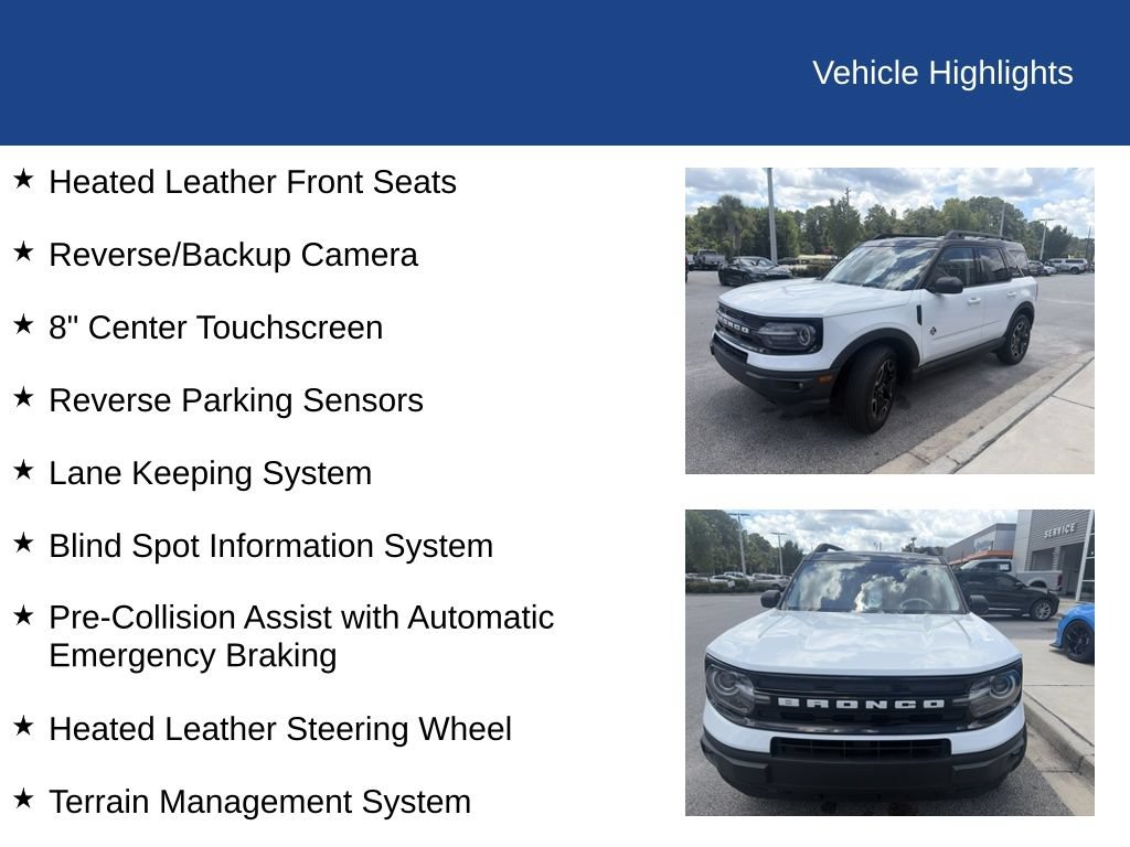 Used 2022 Ford Bronco Sport Outer Banks AWD/4WD image 36
