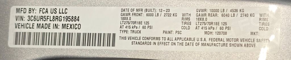 Used 2024 RAM 2500 Laramie image 70