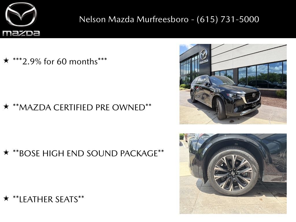 Certified 2024 MAZDA CX-90 3.3 Turbo S w/ Premium Package AWD/4WD image 31