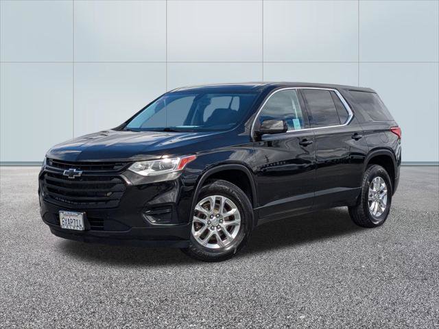 Used 2021 Chevrolet Traverse LS w/ LPO, Blackout Package FWD image 1