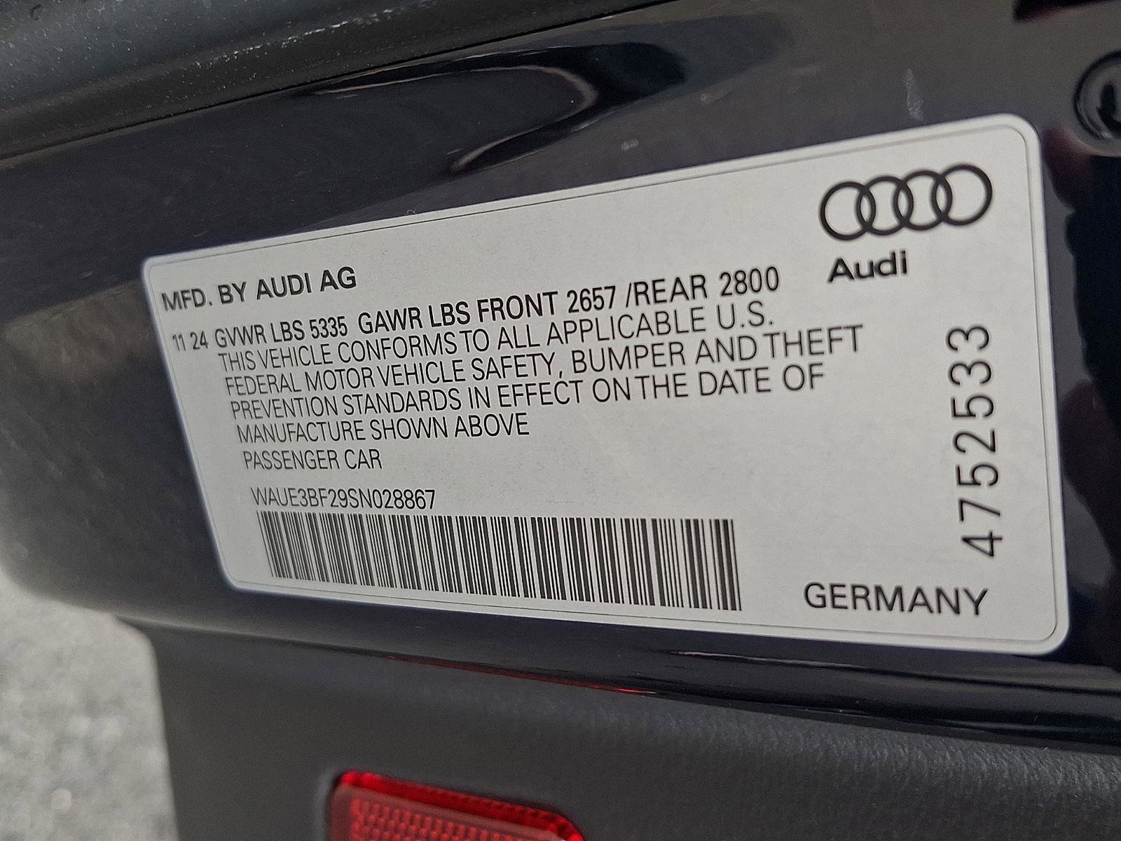 Used 2025 Audi A6 Premium Plus AWD/4WD image 27
