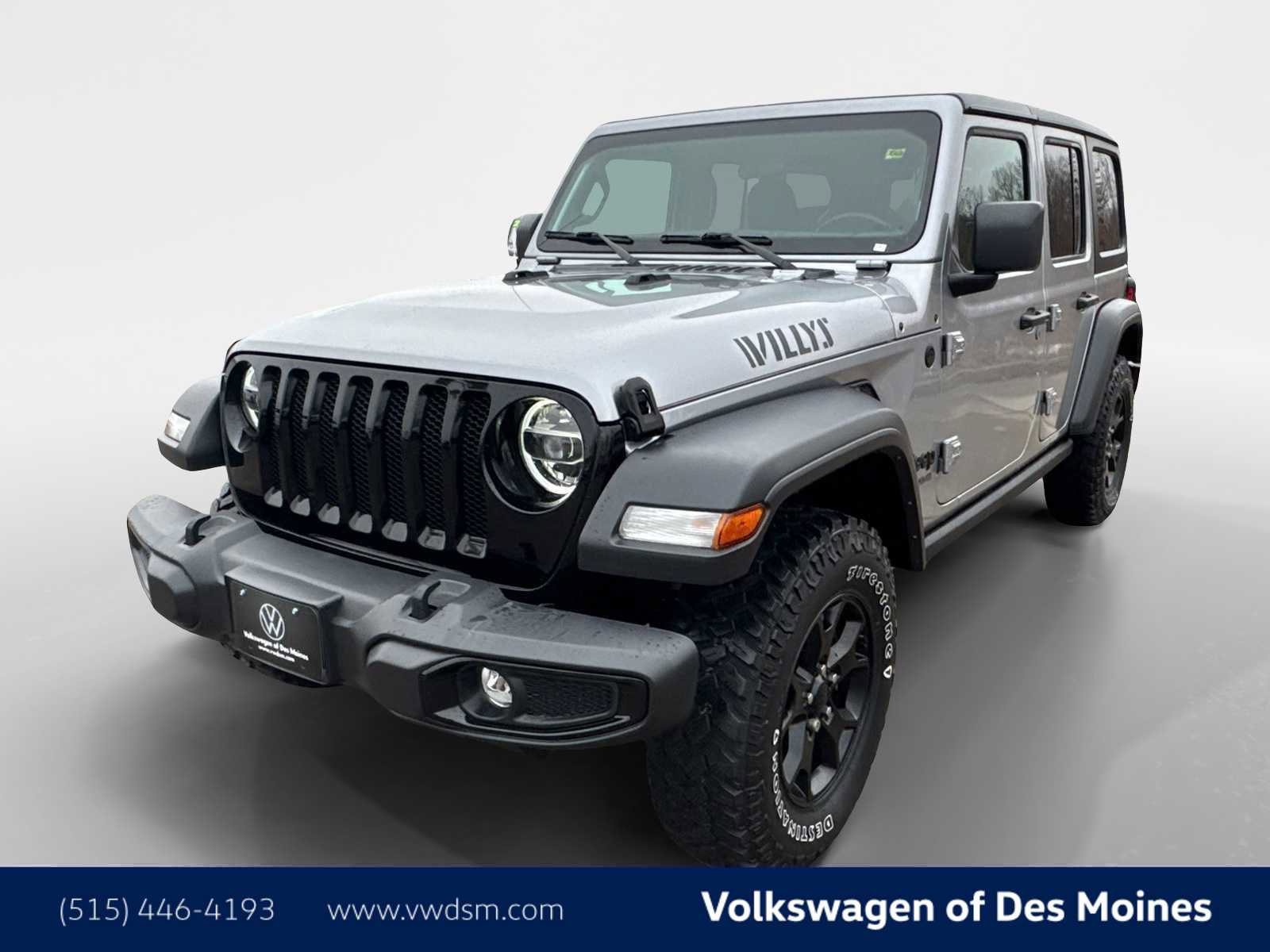 Used 2021 Jeep Wrangler Unlimited Willys