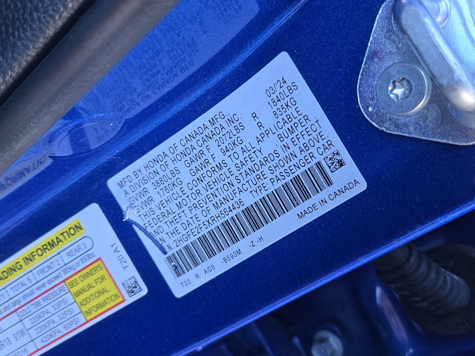 Used 2024 Honda Civic Sport image 26