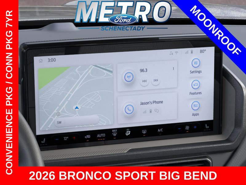 New 2026 Ford Bronco Sport Big Bend w/ Convenience Package AWD/4WD image 14