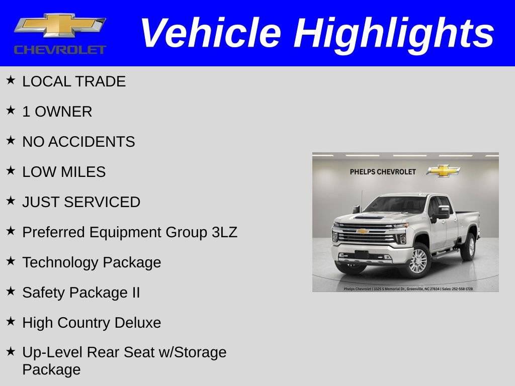 Used 2021 Chevrolet Silverado 3500 High Country w/ Z71 Off-Road Package image 2