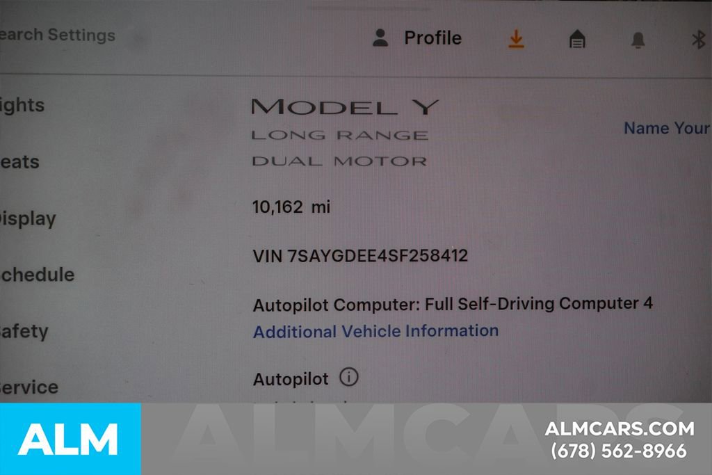Used 2025 Tesla Model Y Long Range AWD/4WD image 61