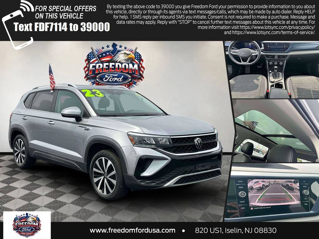 Used 2023 Volkswagen Taos SE w/ Panoramic Sunroof Package