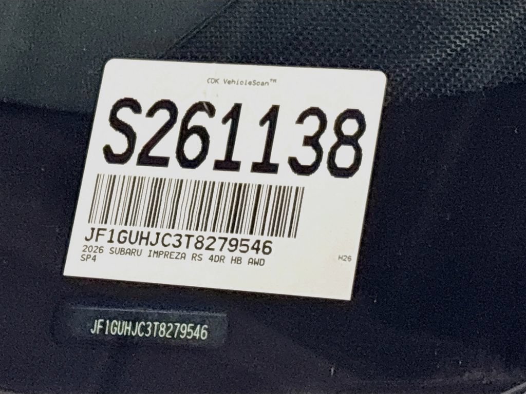 New 2026 Subaru Impreza RS AWD/4WD image 25