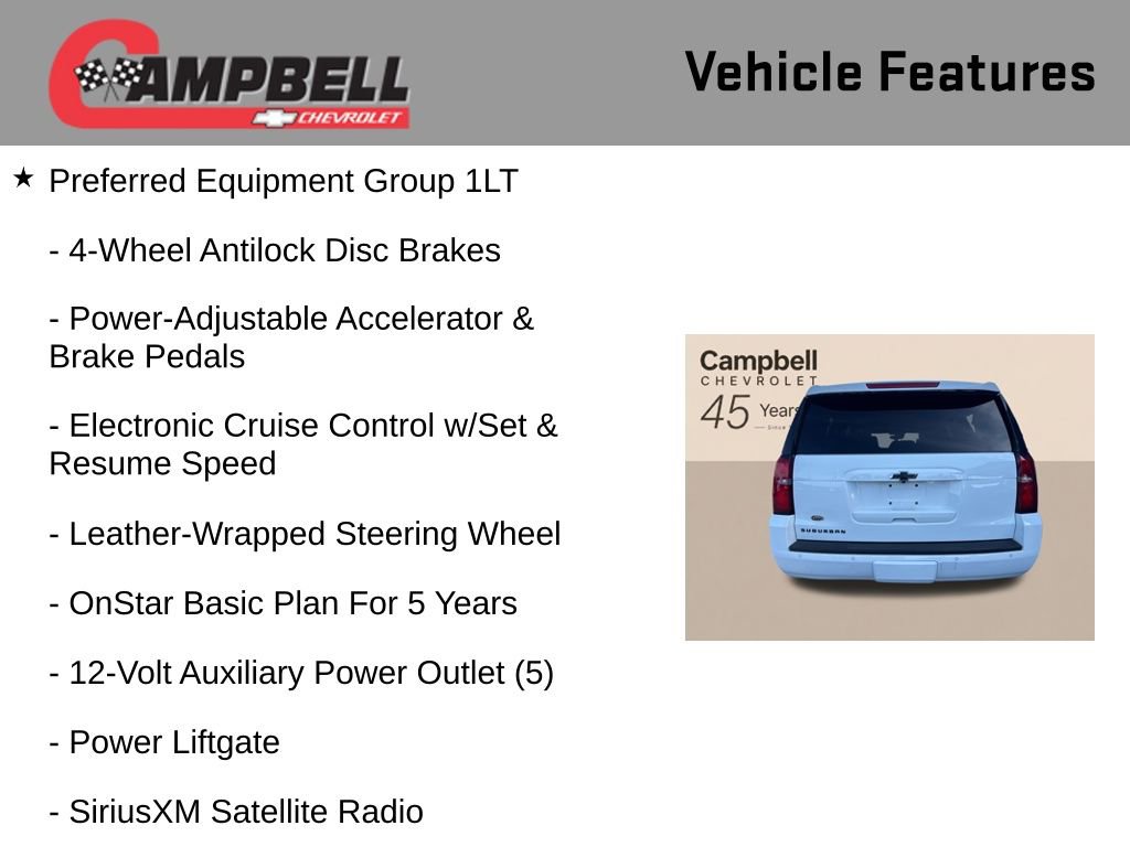 Used 2018 Chevrolet Suburban LT AWD/4WD image 16