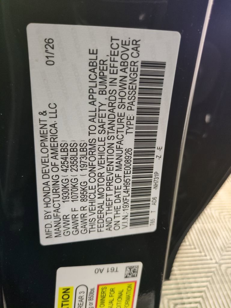 New 2026 Honda Civic Sport Touring image 30