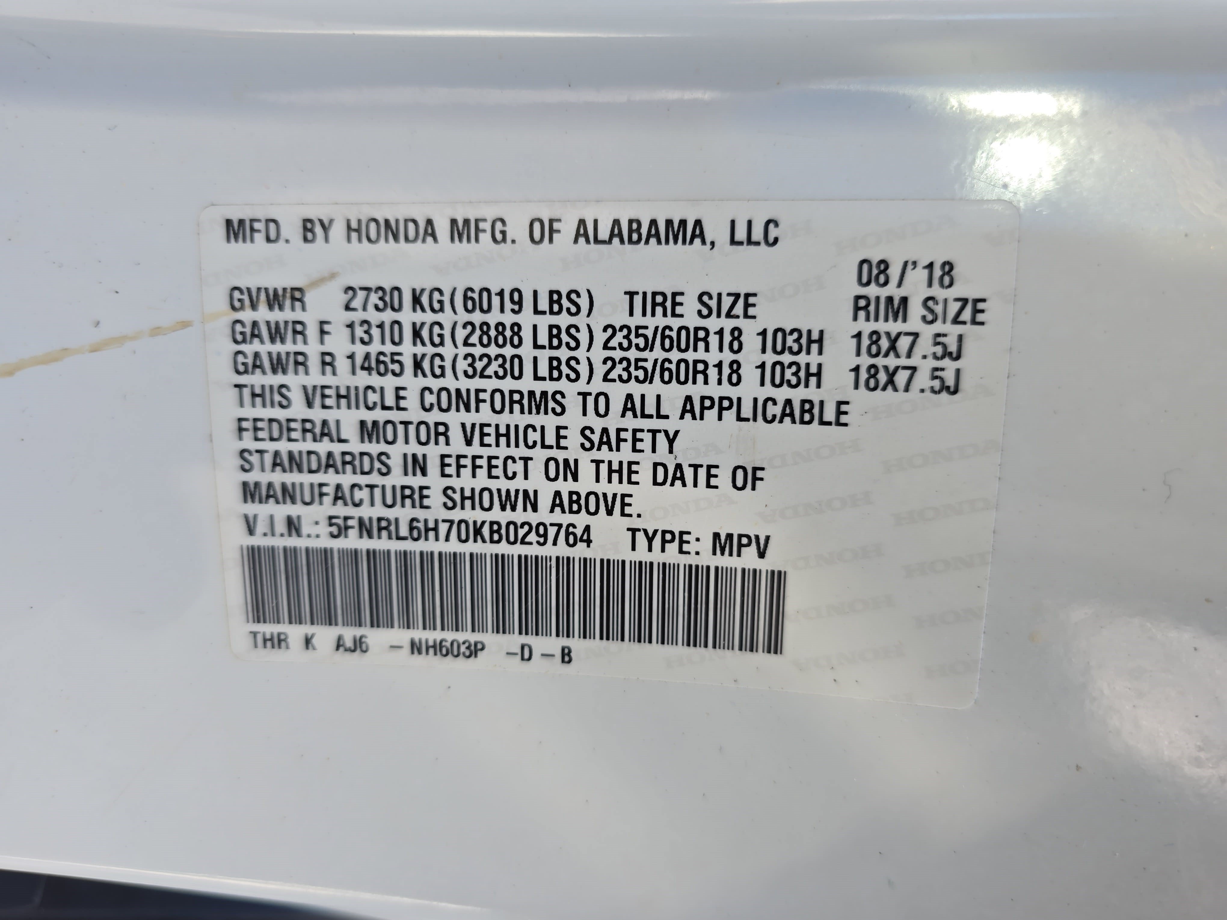 Used 2019 Honda Odyssey EX-L image 35