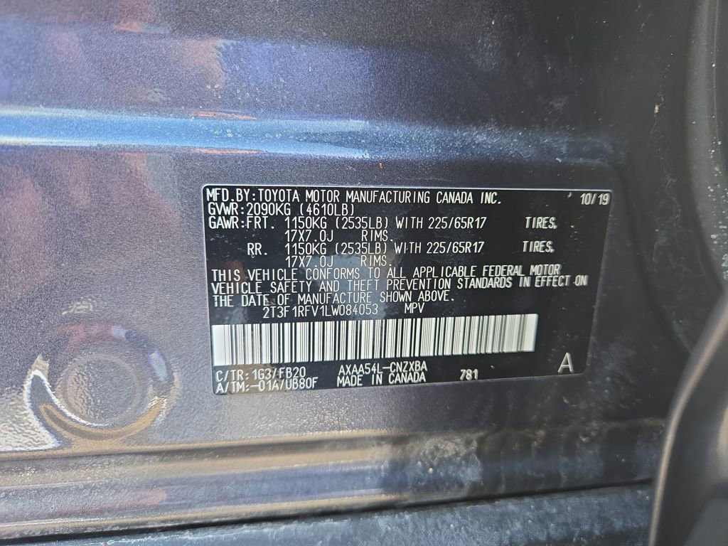 Used 2020 Toyota RAV4 LE w/ All Weather Liner Package image 28