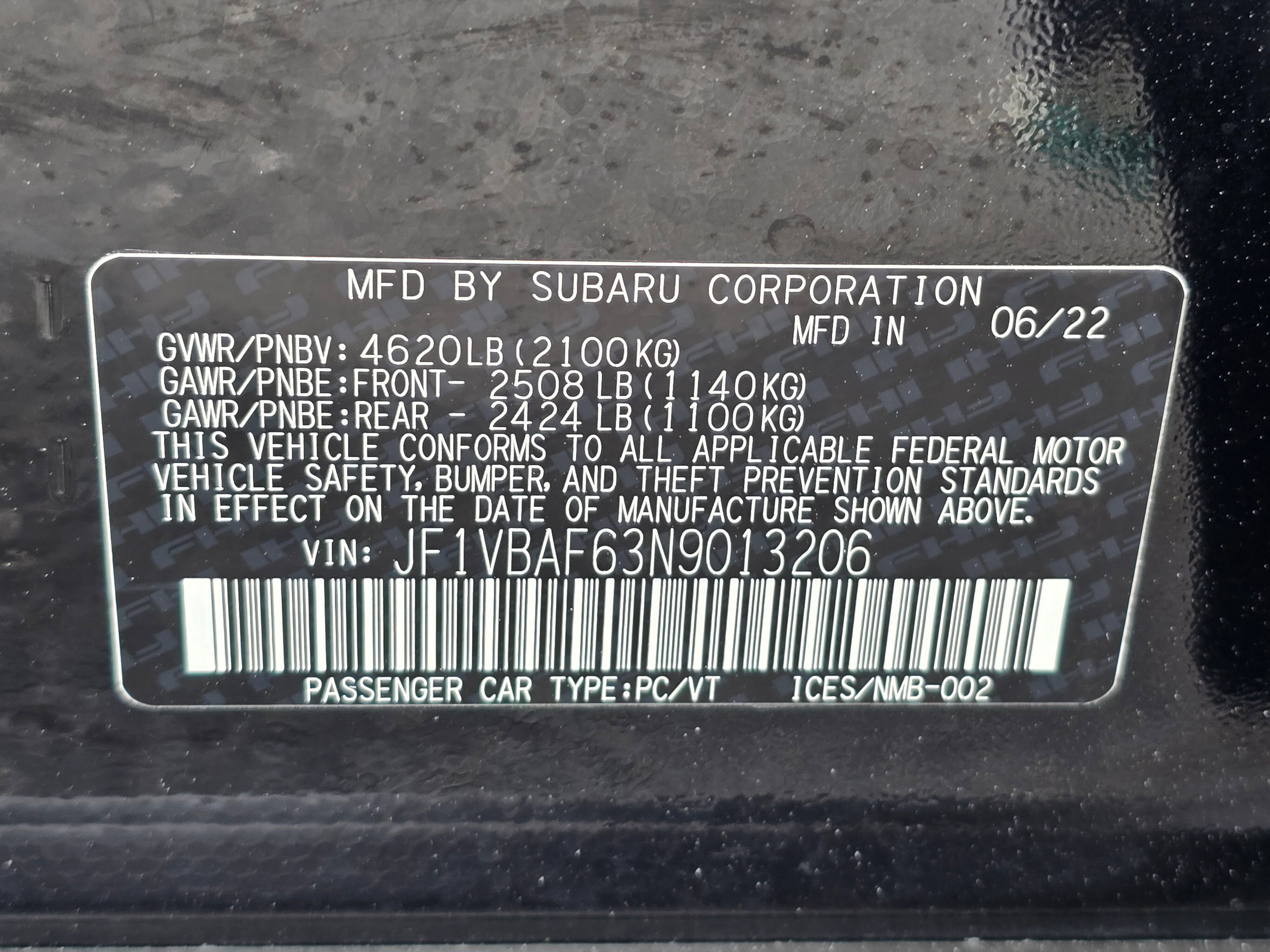 Used 2022 Subaru WRX Premium AWD/4WD image 63