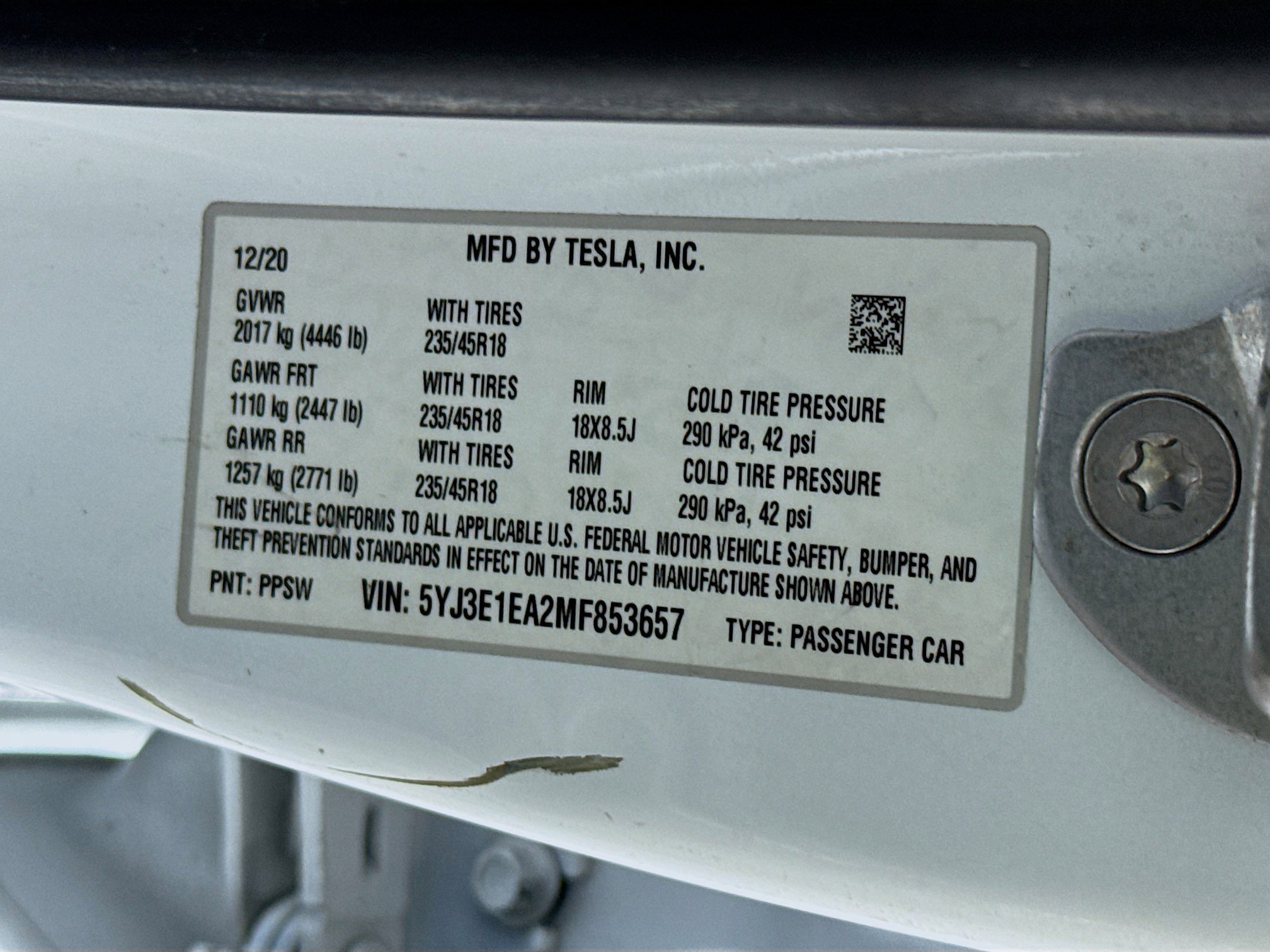 Used 2021 Tesla Model 3 Standard Range image 36