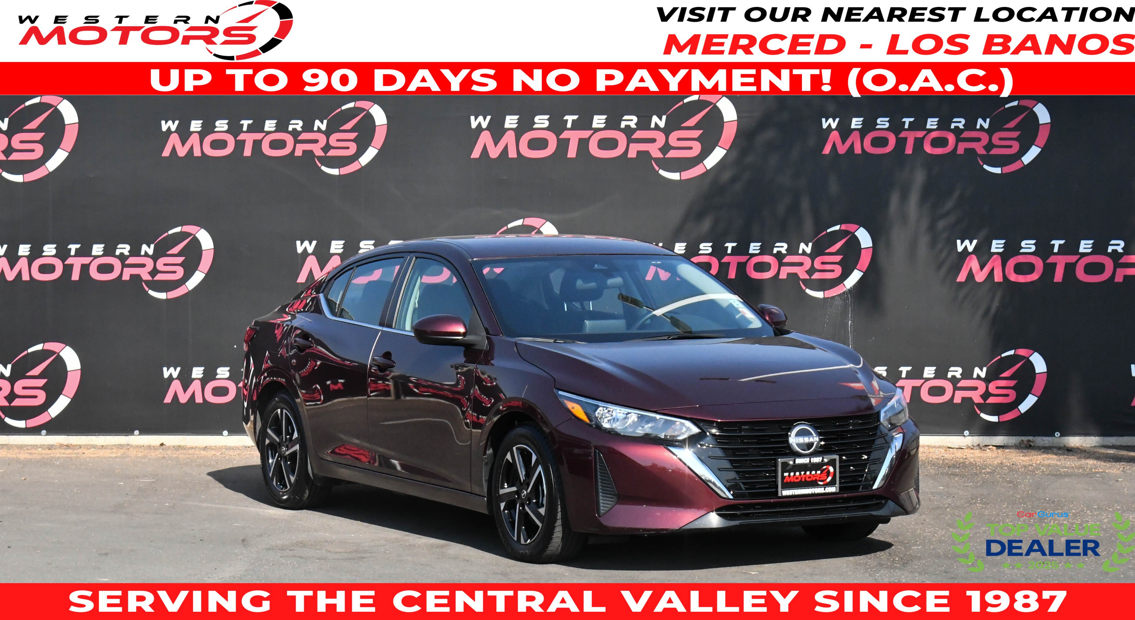 Used 2025 Nissan Sentra SV FWD image 1