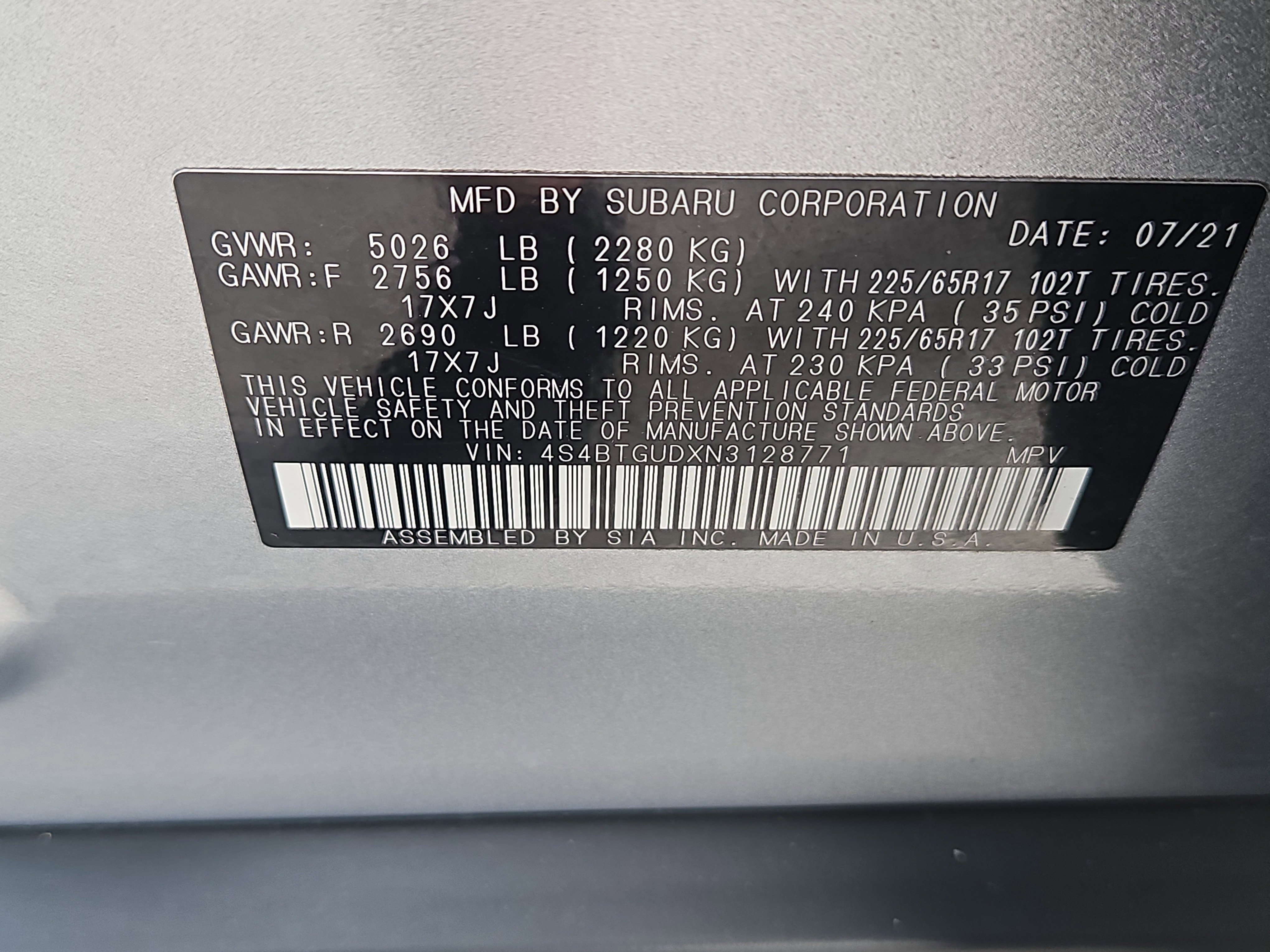 Used 2022 Subaru Outback Wilderness AWD/4WD image 8