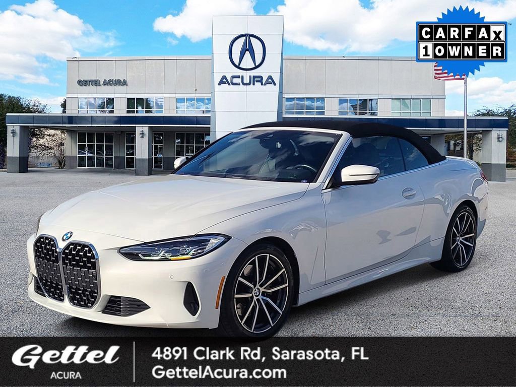 Used 2021 BMW 430i Convertible w/ Convenience Package (ZC2) image 1