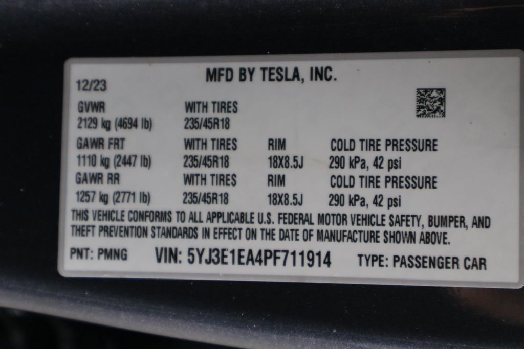 Used 2023 Tesla Model 3 Standard Range RWD image 39