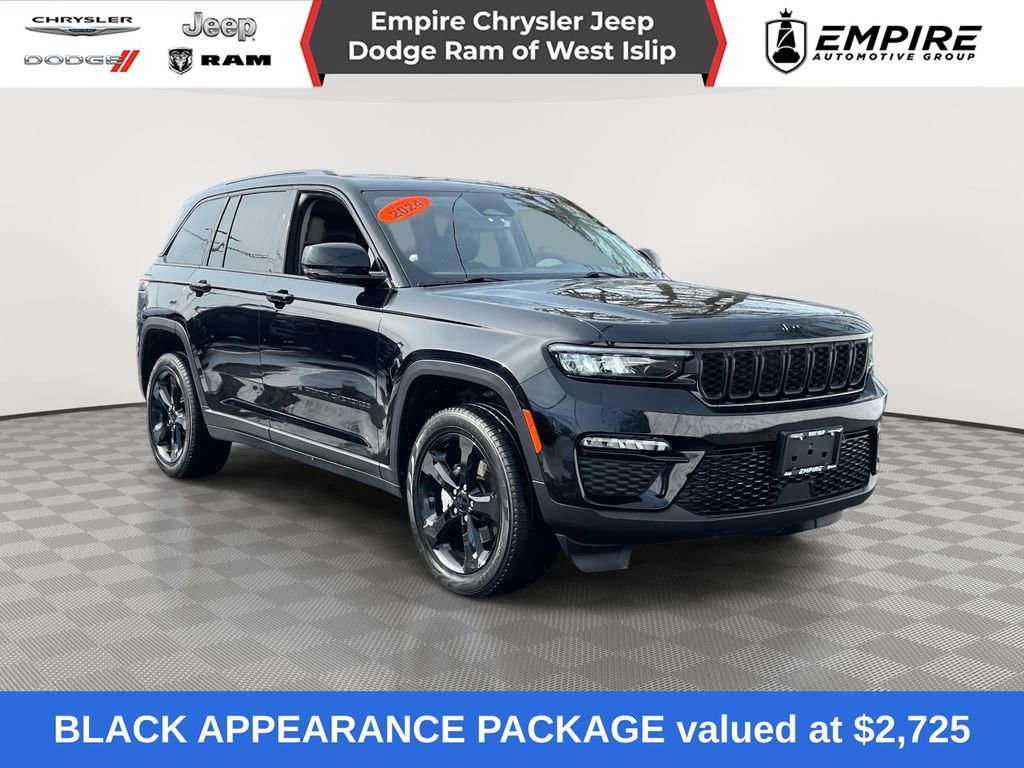 Certified 2024 Jeep Grand Cherokee Limited w/ Black Appearance Package