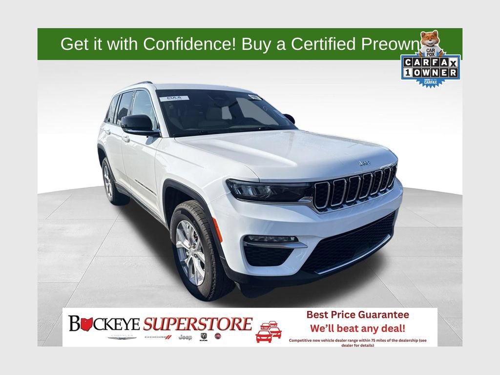 Certified 2023 Jeep Grand Cherokee Limited AWD/4WD image 1