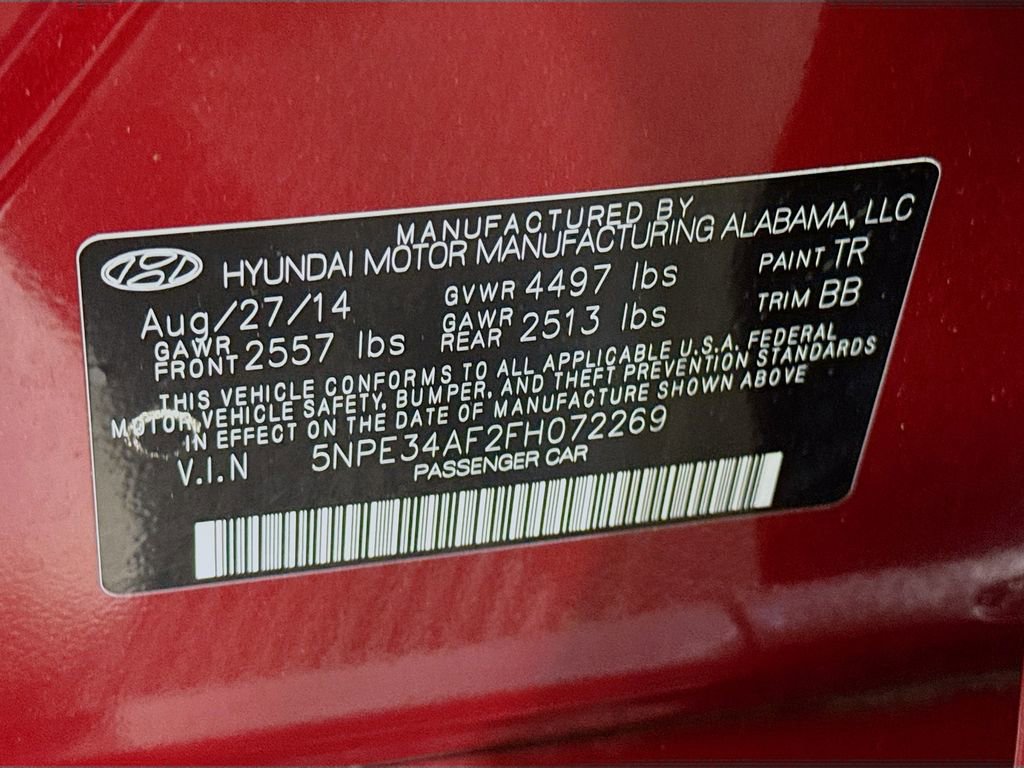 Used 2015 Hyundai Sonata Limited FWD image 35