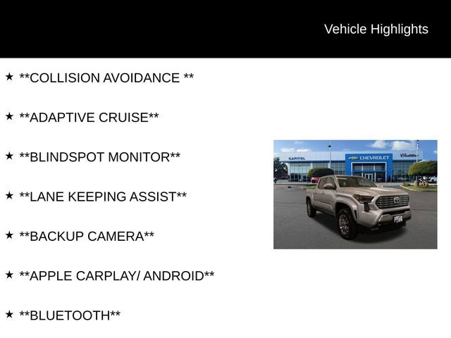Used 2024 Toyota Tacoma Limited w/ Limited Package (LT) AWD/4WD image 2