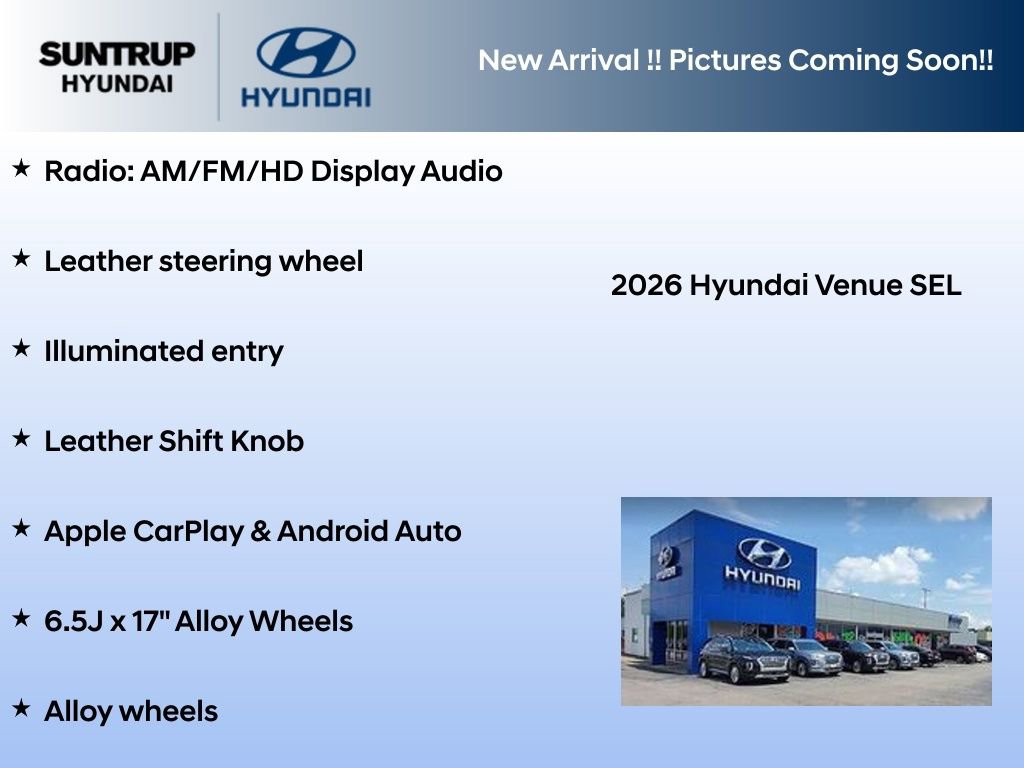 New 2026 Hyundai Venue SEL FWD image 2