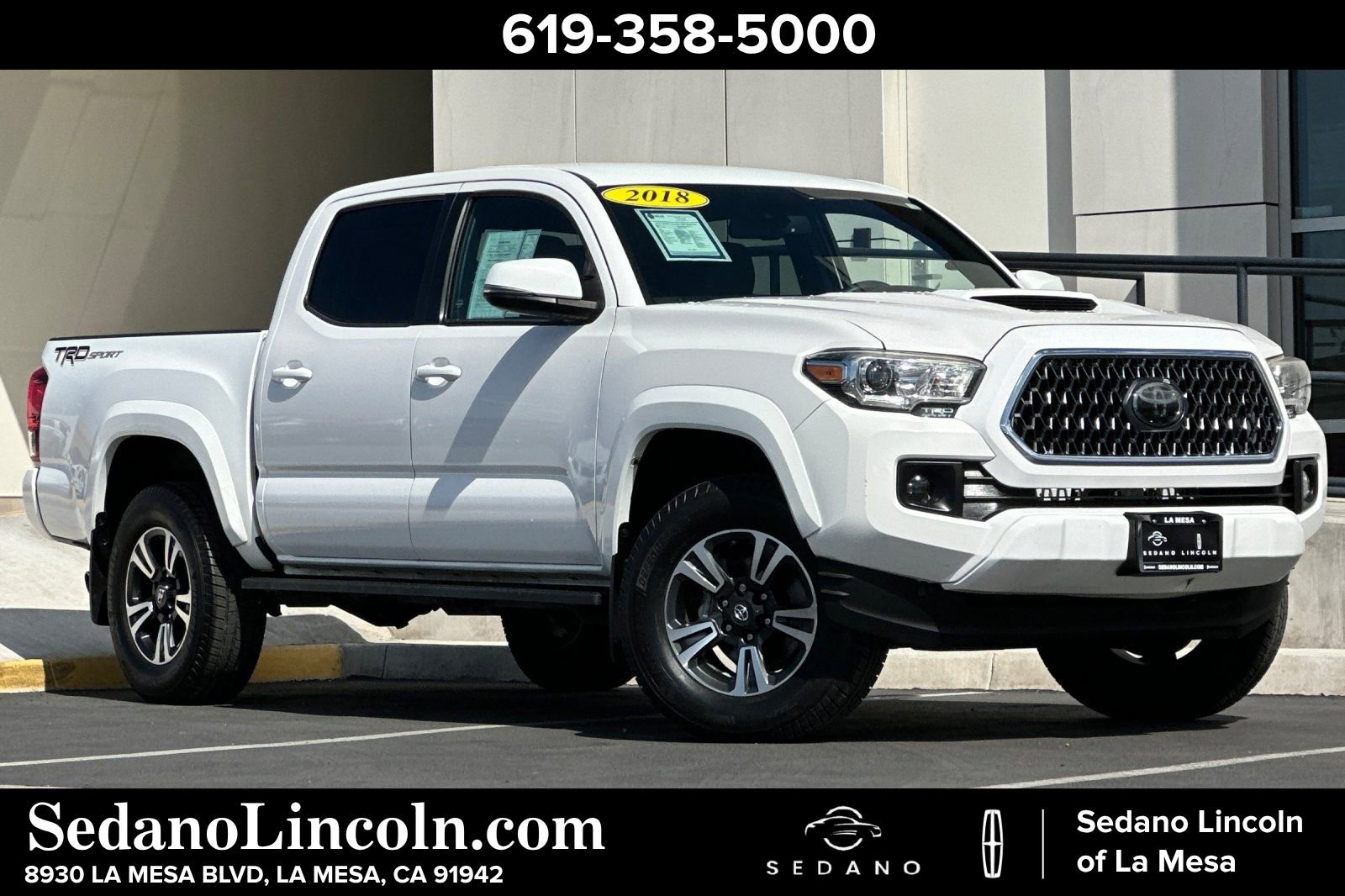 Used 2018 Toyota Tacoma TRD Sport w/ Technology Package