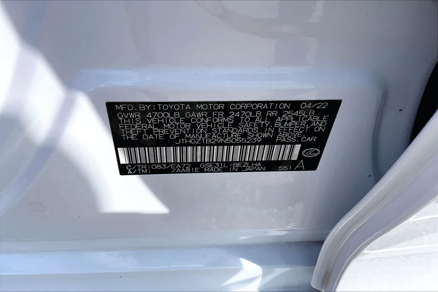 Used 2022 Lexus IS 350 F Sport w/ Navigation Package RWD image 35