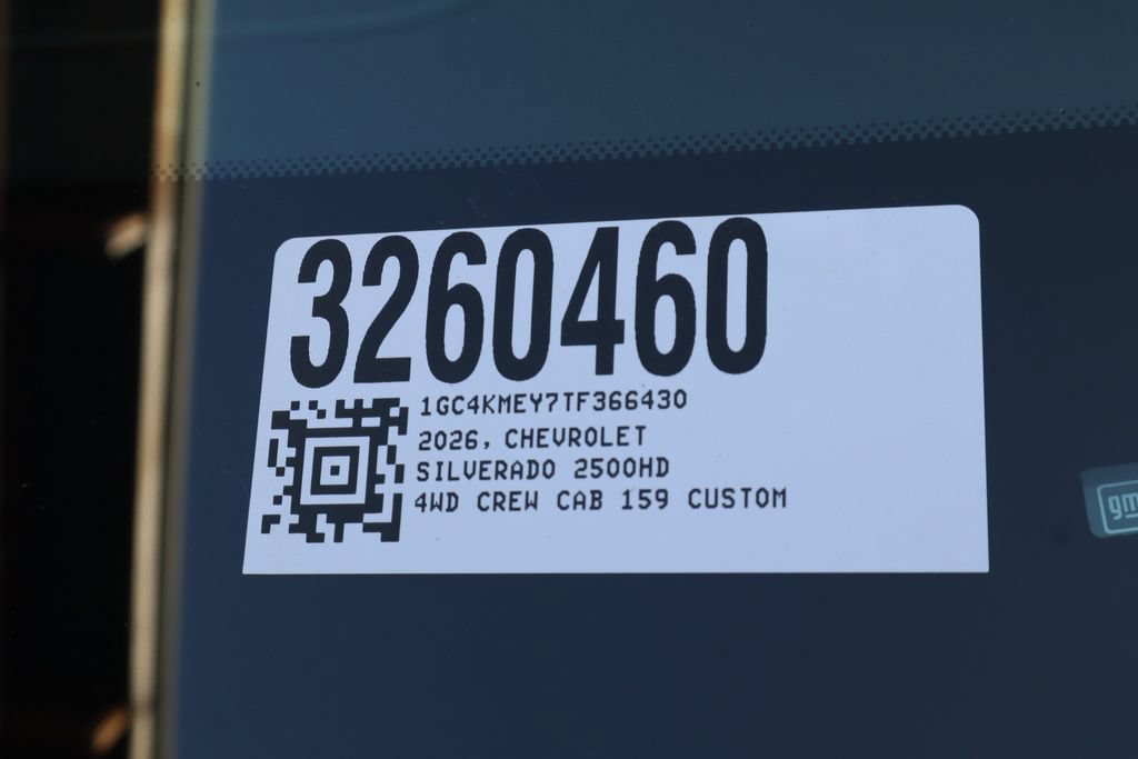 New 2026 Chevrolet Silverado 2500 Custom w/ Custom Value Package AWD/4WD image 33