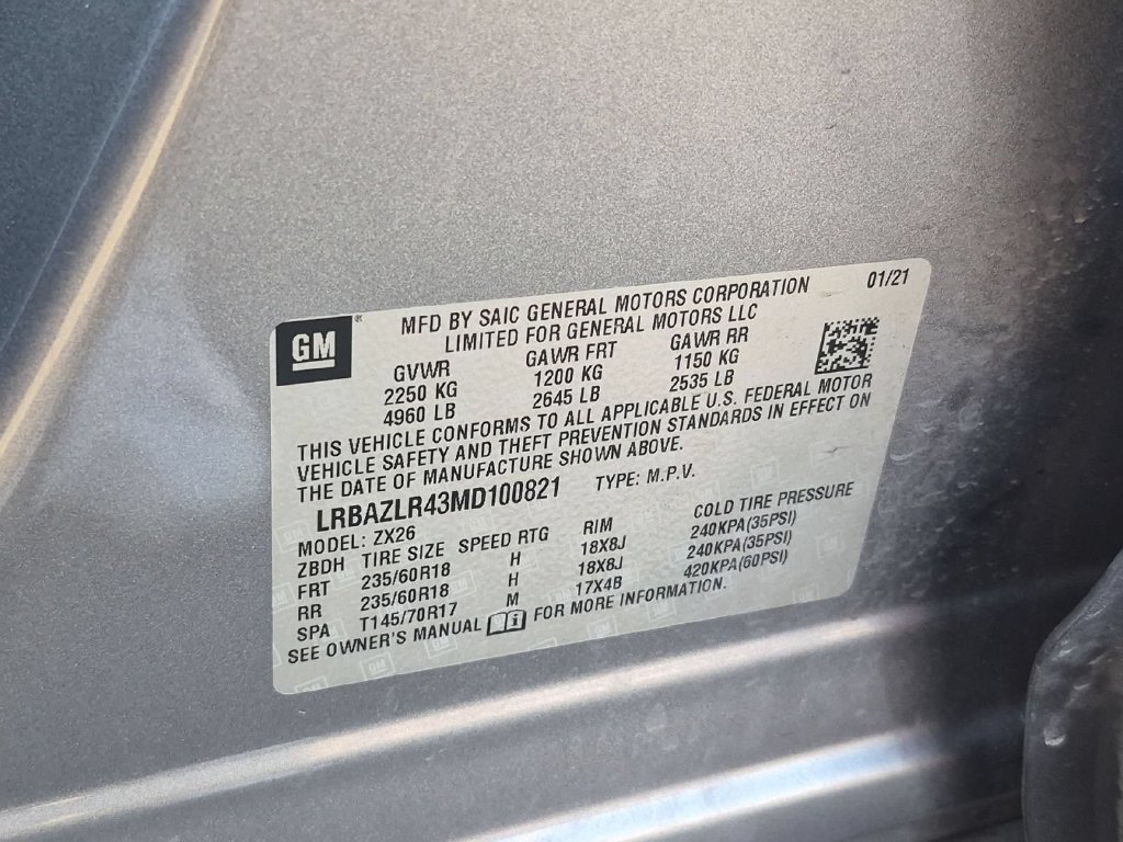 Certified 2021 Buick Envision Preferred FWD image 35