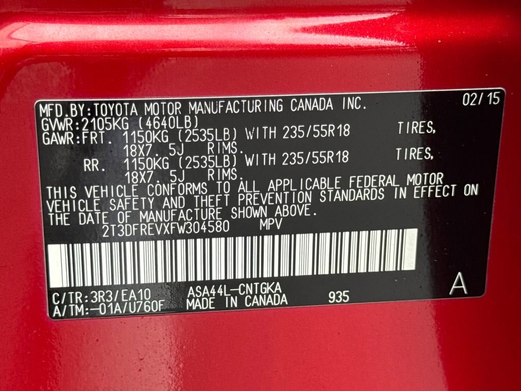 Used 2015 Toyota RAV4 Limited w/ Technology Package AWD/4WD image 27