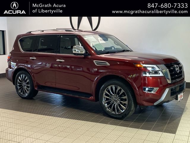 Used 2022 Nissan Armada Platinum w/ Captain's Chairs Package RWD image 1