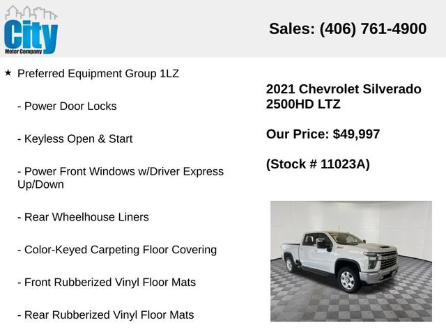 Used 2021 Chevrolet Silverado 2500 LTZ w/ LTZ Premium Package AWD/4WD image 13