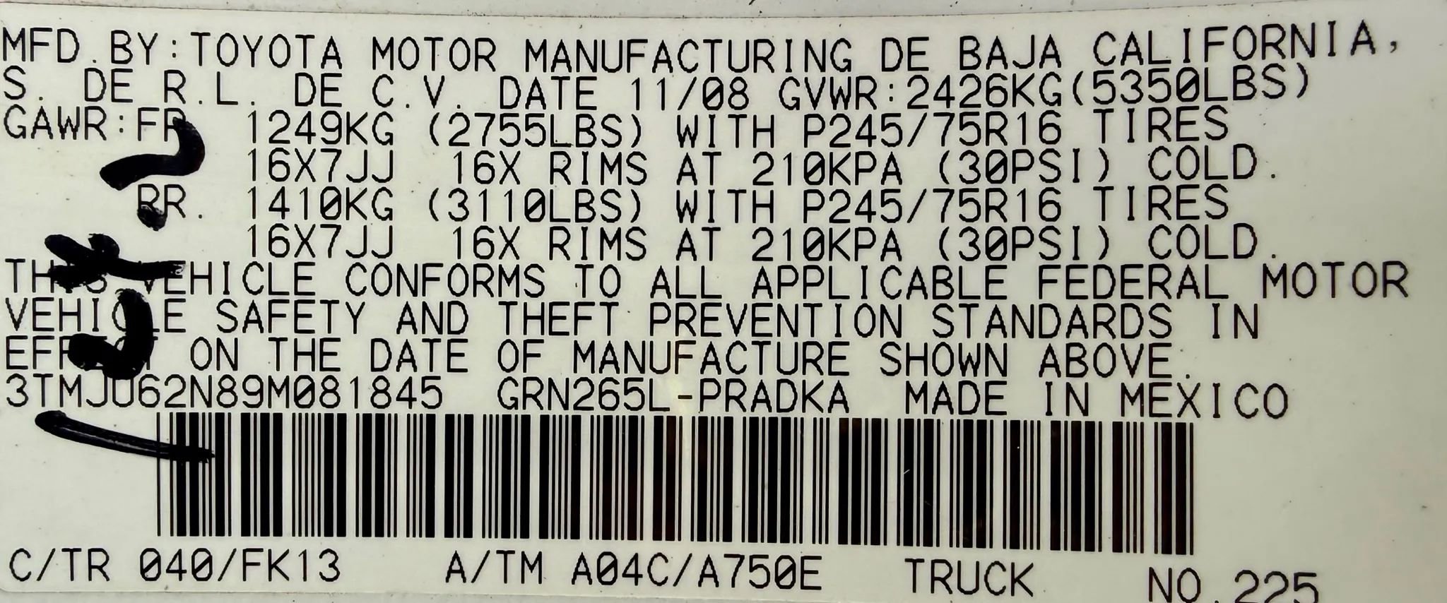 Used 2009 Toyota Tacoma PreRunner image 23