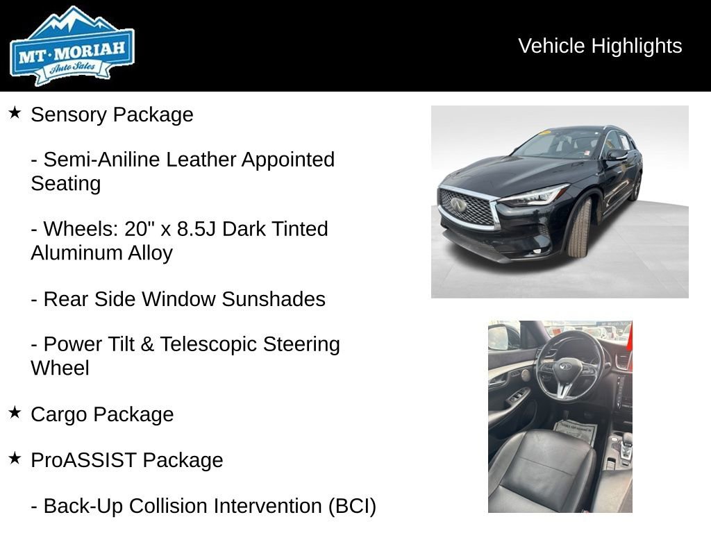 Used 2019 INFINITI QX50 Essential w/ Sensory Package image 12