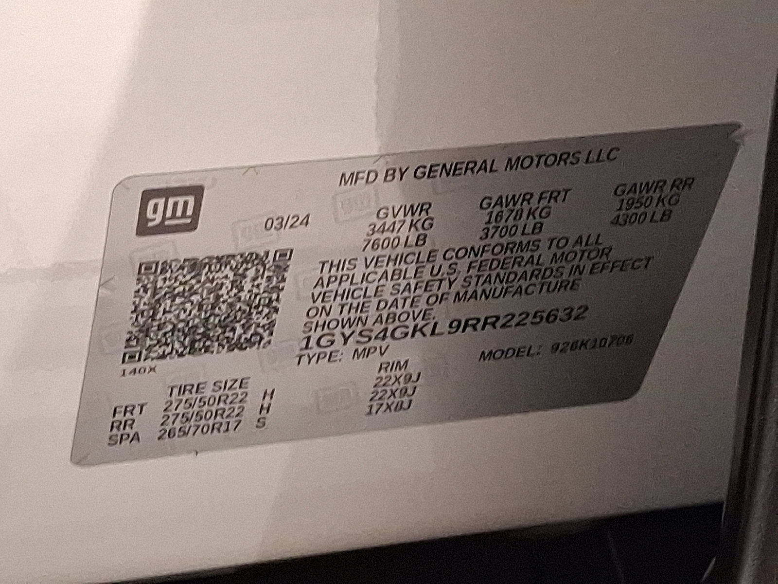 Certified 2024 Cadillac Escalade Sport Platinum w/ LPO, ONYX Package AWD/4WD image 23