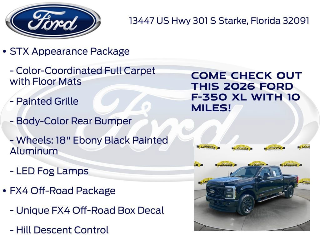 New 2026 Ford F350 XL w/ STX Appearance Package AWD/4WD image 15