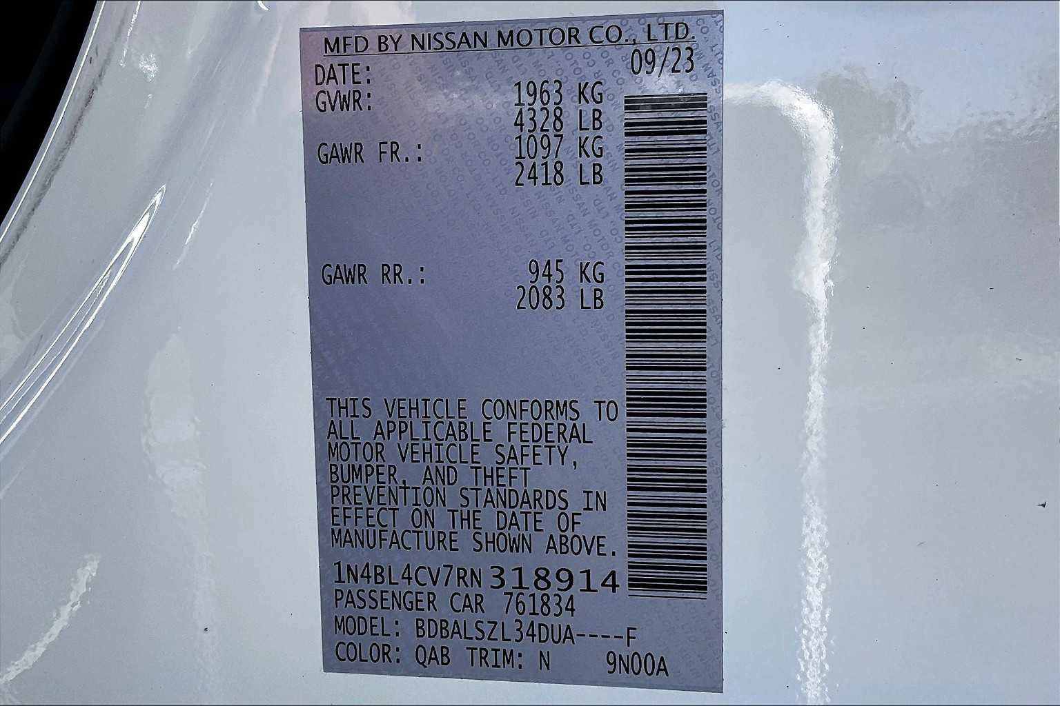 Used 2024 Nissan Altima 2.5 SR image 33