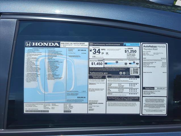 New 2026 Honda Civic Sport image 21