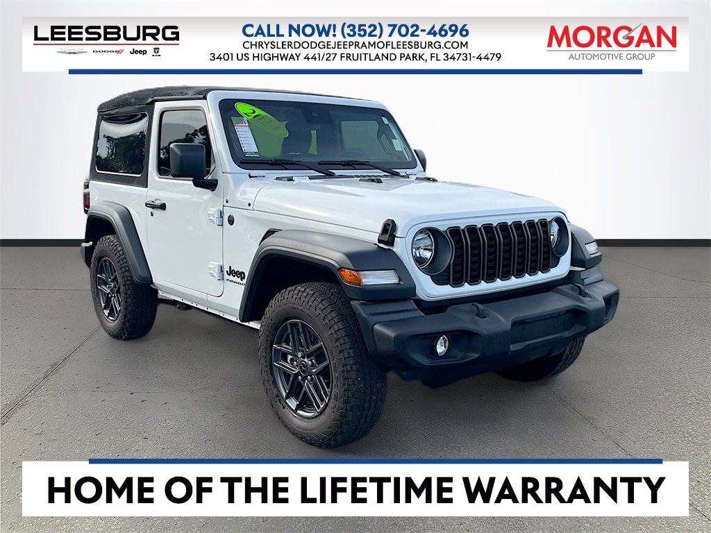 Certified 2024 Jeep Wrangler Sport S