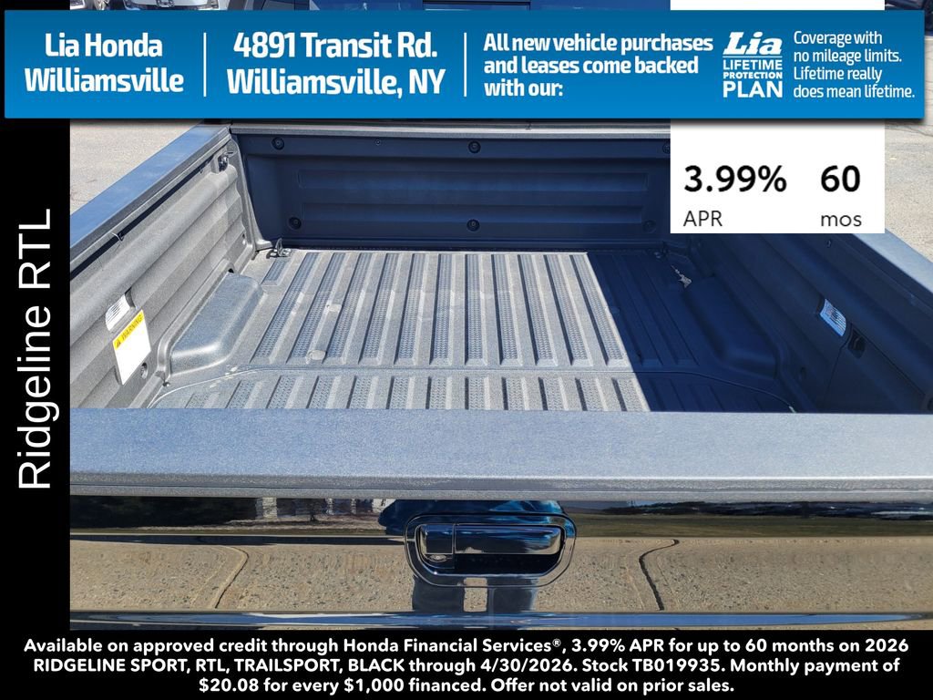 New 2026 Honda Ridgeline RTL image 6
