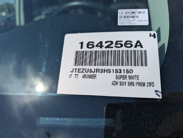Used 2017 Toyota 4Runner SR5 Premium RWD image 35