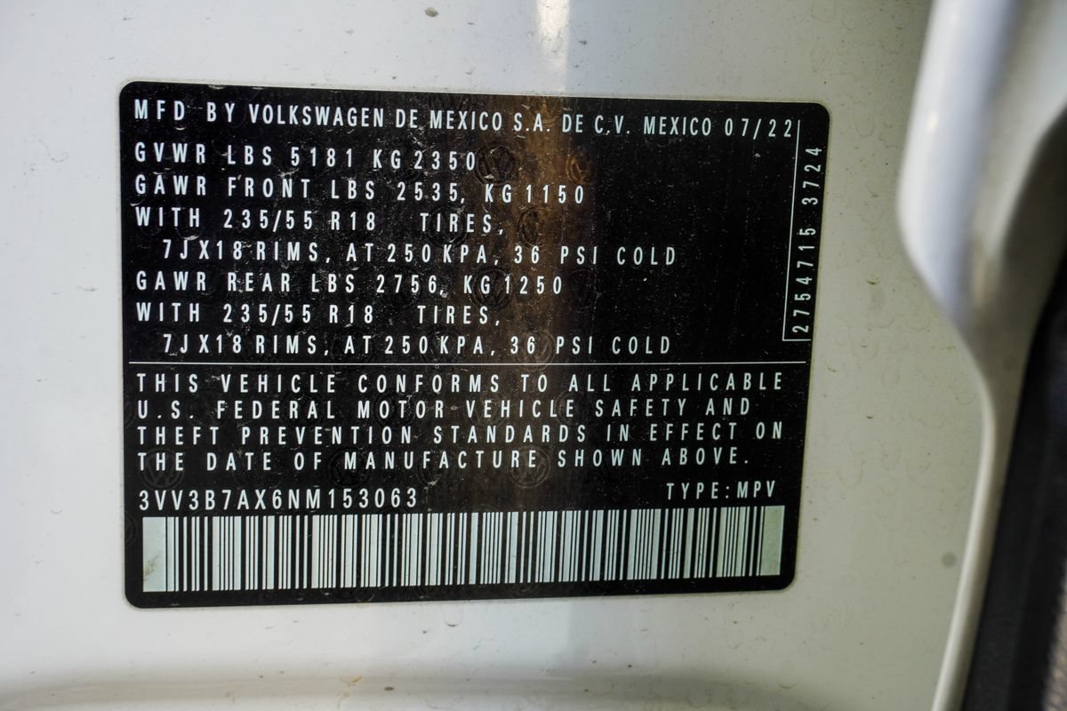 Used 2022 Volkswagen Tiguan SE FWD image 40